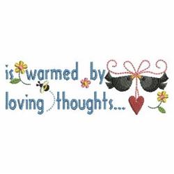 bird beginner-friendly machine embroidery - Loving Thoughts for reusable tote bags