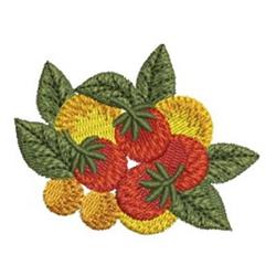 leaf beginner-friendly machine embroidery - Mixed Fruit Bunch for Recipe Cards