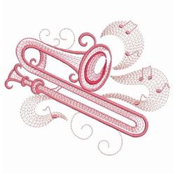 note beginner-friendly machine embroidery - Music Notes 3 for reusable tote bags