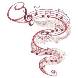 note beginner-friendly machine embroidery - Musical Staff & Notes for patchwork quilt blocks