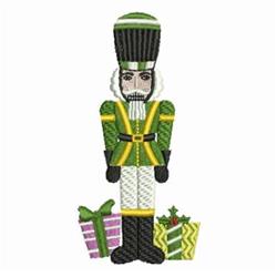gift detailed machine embroidery - Nutcracker With Gifts perfect for reusable tote bags