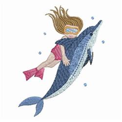 diver beginner-friendly machine embroidery - Ocean Diver perfect for Aquatic Decor