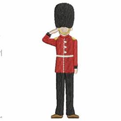 Palace Guard - 4x4 guard beginner-friendly embroidery design for Kids Jackets