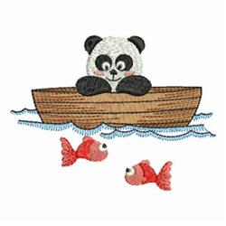beginner-friendly bear machine embroidery pattern - Pandas for decorative pillow covers