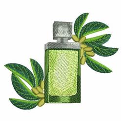 Perfume Collection - 5x7 leaf detailed machine embroidery design for Cosmetic Bags