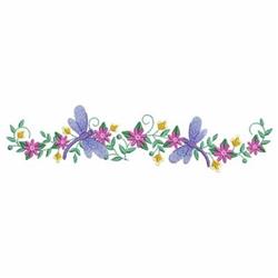 Pillow Border - 5x7 border detailed machine embroidery design for Gardening Aprons