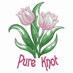 Two pink tulips with detailed shading and vibrant green leaves, perfect for spring-themed projects.