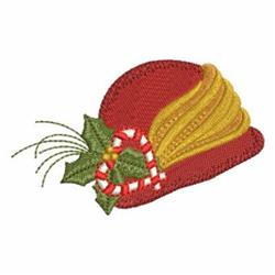 hat beginner-friendly machine embroidery - Pretty Red Hat for decorative pillow covers