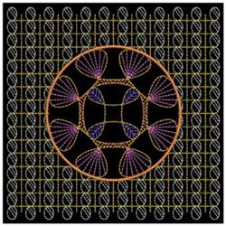 block detailed machine embroidery - Quilt Block perfect for decorative pillow covers