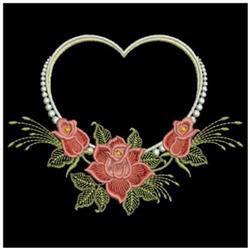 Red Roses - 4x4 rose detailed machine embroidery design perfect for reusable tote bags