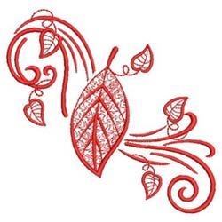 leaf redwork machine embroidery - Redwork Falling Leaves for patchwork quilt blocks