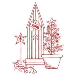 tree redwork machine embroidery - Redwork Home & Tree perfect for kitchen tea towels