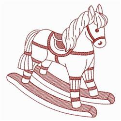 rocker redwork machine embroidery - Redwork Rocker perfect for patchwork quilt blocks