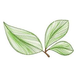Rippled leaf with vibrant green shades and a brown stem, showcasing natural texture and organic beauty.