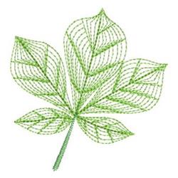 Rippled green leaf showcasing intricate veins and delicate details, perfect for autumn-themed decor.