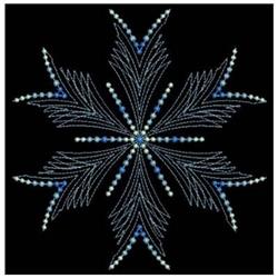 snowflake beginner-friendly machine embroidery - Rippled Snowflake for cute baby onesies