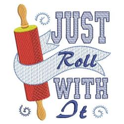 Roll With It - 4x4 roll beginner-friendly embroidery design for decorative pillow covers