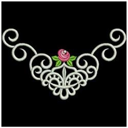 beginner-friendly rose machine embroidery pattern - Rose Corner for Holiday Decor