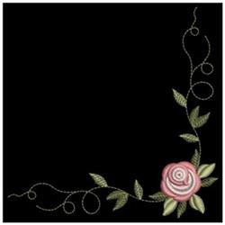 rose quick stitch machine embroidery - Rose Decor perfect for kitchen tea towels