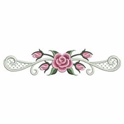 Roses Border - 4x4 border beginner-friendly embroidery design for reusable tote bags