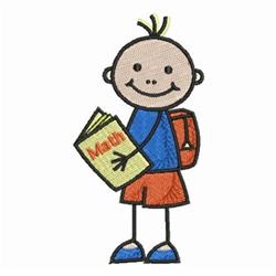 day detailed machine digital embroidery - School Days perfect for Lunch Boxes