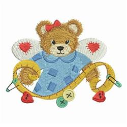 bear detailed machine digital embroidery - Sewing Bear perfect for Craft Room Decor
