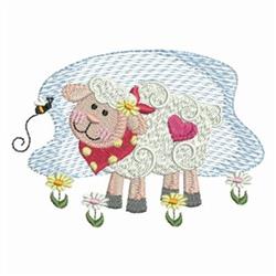 detailed spring bee machine embroidery pattern - Sheep & Bee for Kids Accessories