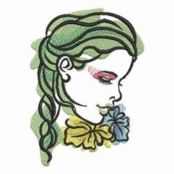 Sketched Model - 4x4 model detailed machine embroidery design for kitchen tea towels
