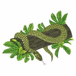 Snakes - 4x4 tree detailed machine embroidery design perfect for patchwork quilt blocks
