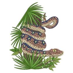 Snakes - 4x4 tree detailed machine embroidery design perfect for patchwork quilt blocks