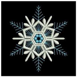 star beginner-friendly machine embroidery - Snowflake for decorative pillow covers