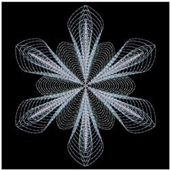 Snowflake - 5x7 snowflake beginner-friendly embroidery design for kitchen tea towels