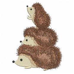 Stacked Animals 2 - 5x7 animal detailed embroidery design for reusable tote bags