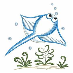 ray beginner-friendly machine embroidery - Sting Ray for Kids Backpacks
