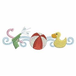 beginner-friendly summer border machine embroidery pattern - Summer Fun Border for Beach Bags