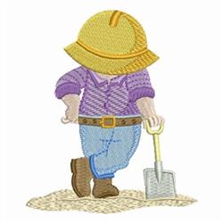 Sunbonnet Sam Builder - 4x4 builder detailed embroidery design for decorative pillow covers