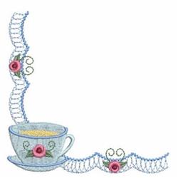 rose beginner-friendly machine embroidery - Time For Tea 2 perfect for Tablecloths