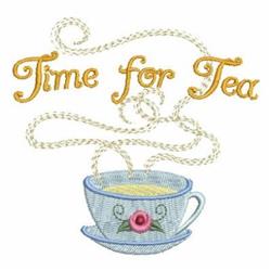tea beginner-friendly machine embroidery - Time For Tea for patchwork quilt blocks
