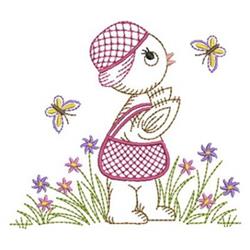 Vintage Playful Chick