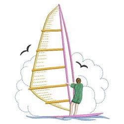 beginner-friendly surfing machine embroidery pattern - Wind Surfing for Outdoor Gear