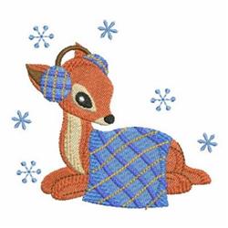 reindeer detailed machine embroidery - Winter Deer perfect for Seasonal Decor