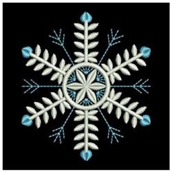Winter Snowflake - 4x4 star beginner-friendly embroidery design for decorative pillow covers
