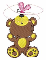 bear beginner-friendly machine embroidery - Bear Bug perfect for Storytime Blankets