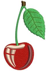 stem quick stitch machine embroidery - Cherry Stem perfect for kitchen tea towels
