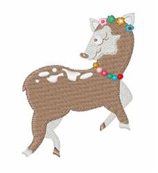 reindeer beginner-friendly machine digital embroidery - Deer perfect for kitchen aprons