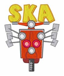 SKA Moped Embroidery Design | EmbroideryDesigns.com