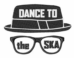 Dance To SKA Embroidery Design | EmbroideryDesigns.com