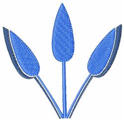 beginner-friendly leaf machine embroidery pattern - Leaf perfect for kitchen aprons