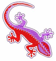 Lizard - 4x4 lizard detailed machine embroidery design perfect for kitchen tea towels