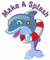 detailed splash machine embroidery pattern - Make A Splash for Kids T-Shirts